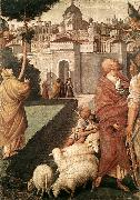 FERRARI, Gaudenzio The Annunciation to Joachim and Anna dfg oil painting on canvas